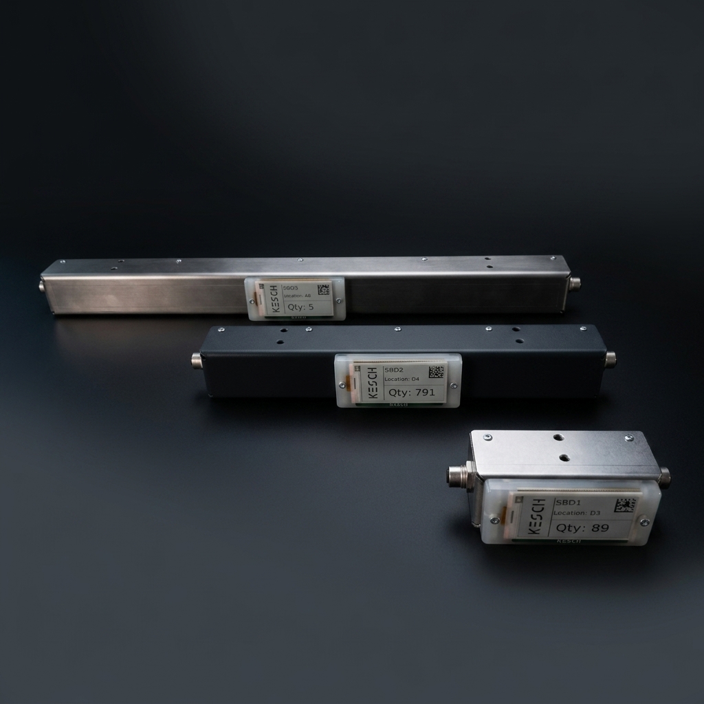 KEPS SBD family — SBD3 long sensor bar, SBD2 mid-range, and SBD1 compact unit side by side